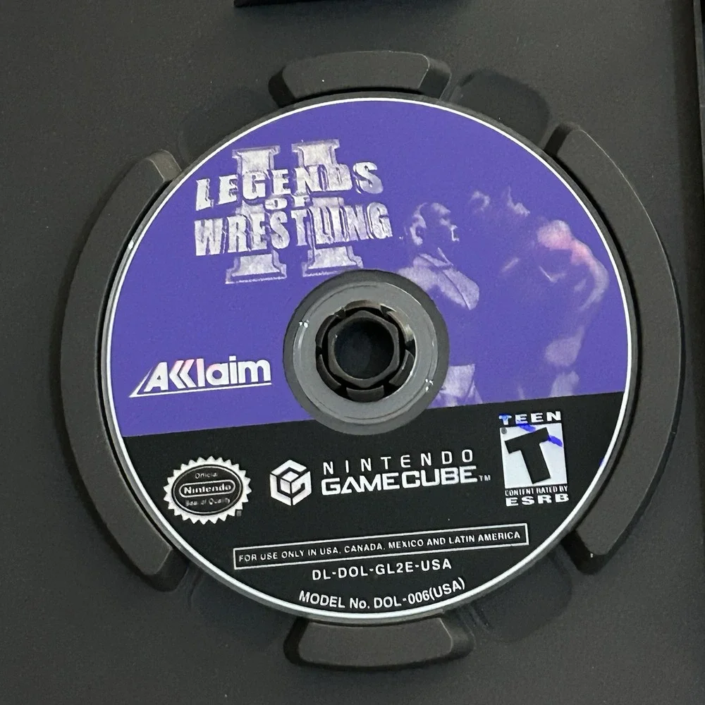 Legends of Wrestling 2 II (Nintendo GameCube, 2002) No Manual